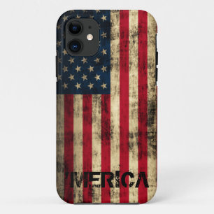 Aangepaste  vlag "Merica Flag" Case-Mate iPhone Case