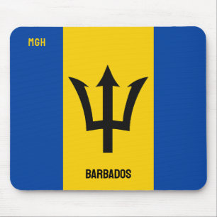 Aangepaste vlag op Monogram Barbados Muismat