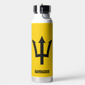 Aangepaste vlag op Monogram Barbados Waterfles (Links)