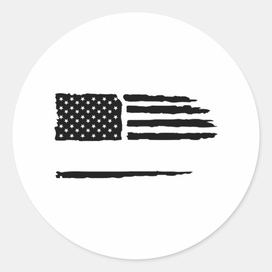 Aangepaste vlag ronde sticker (Voorkant)