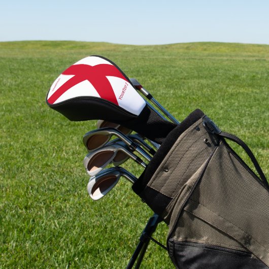 Aangepaste vlag van de staat Jouw tekst Alabama op Golfheadcover (Insitu)