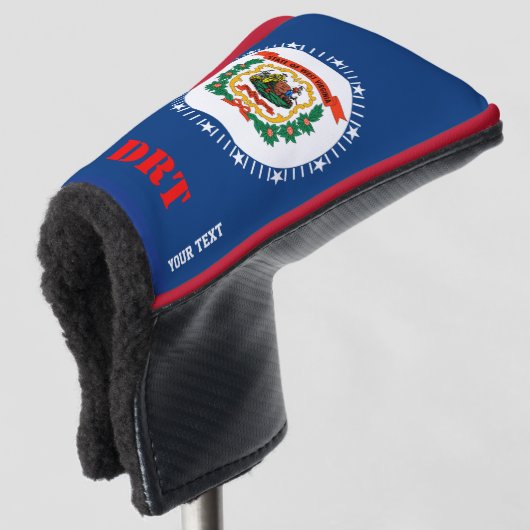 Aangepaste vlag van de staat West Virginia van Jou Golfheadcover (3/4 voorkant)