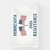 Aangepaste vlag van de VS weerstand Spandoek (Verticaal)