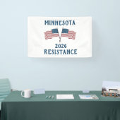 Aangepaste vlag van de VS weerstand Spandoek (Beurs)