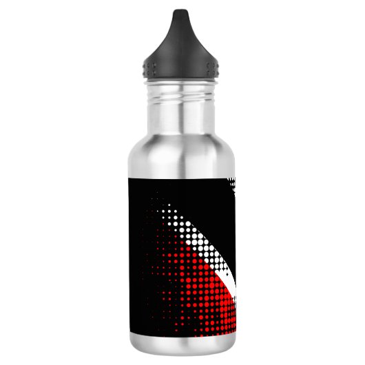 Aangepaste vlag van Trinidad en Tobago Dot Pattern Waterfles (Links)