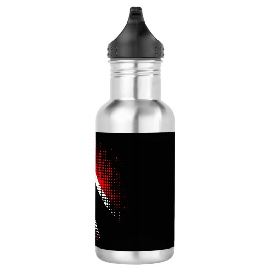 Aangepaste vlag van Trinidad en Tobago Dot Pattern Waterfles (Rechts)