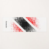 Aangepaste vlag van Trinidad en Tobago Dot Pattern Yogamat (Voorkant (horizontaal))