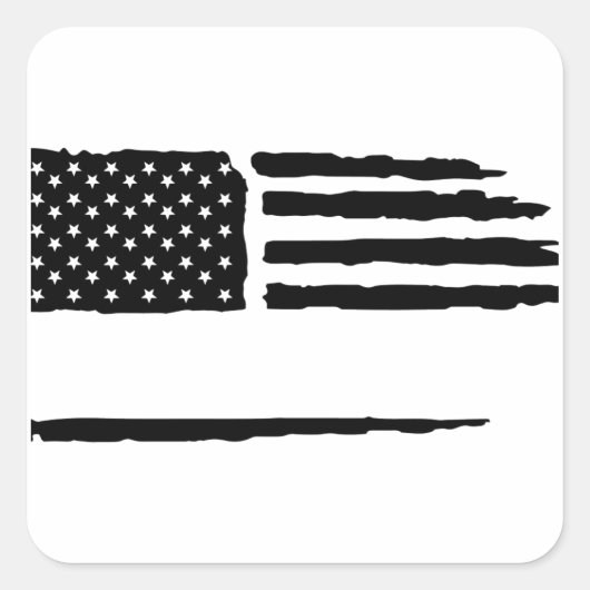 Aangepaste vlag vierkante sticker (Voorkant)