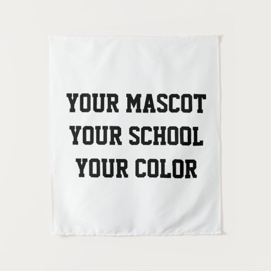 Aangepaste vlag voor middelbare school wandkleed (Voorkant)