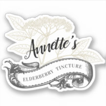 Aangepaste vlierbes of vlierbloementinctuur