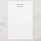 Aangepaste vlinder Eenvoudig briefpapier (Voorkant)