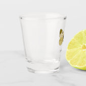 Aangepaste  vlinder eenvoudig schoon shot glas (Links)