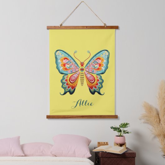 Aangepaste vlinder hangend wandkleed (Slaapkamer)