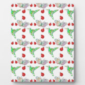 Aangepaste vlinder, Hummingbird en Ladybug Pattern Fotoplaat (Voorkant)