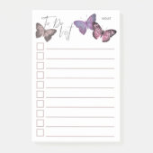 Aangepaste vlinder om lijst te doen post-it® notes (Voorkant)