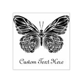 Aangepaste vlinder rubberstempel (Afrduk)