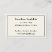 Aangepaste vlinder  Visitekaartjes voor haar (Achterkant)