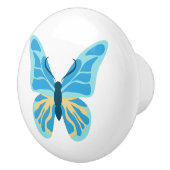 Aangepaste vlinderkleurenafbeelding keramische knop (Rechts)