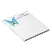 Aangepaste vlinderkleurenafbeelding notitieblok (Schuin)