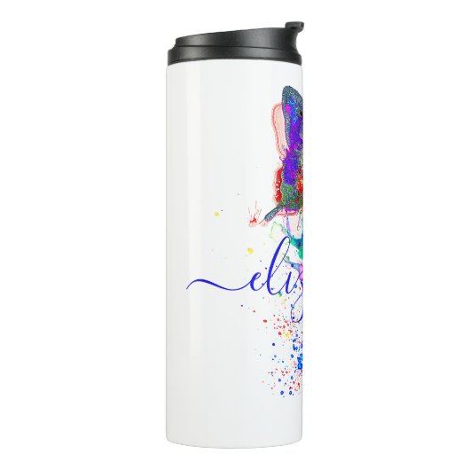 Aangepaste vlinderspaar thermosbeker (Gedraaid links)