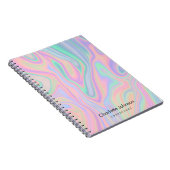 Aangepaste vloeibaar-inktpasteelkleur notitieboek (Rechterzijde)