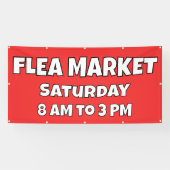 Aangepaste vlooienmarkt banner (Horizontaal)