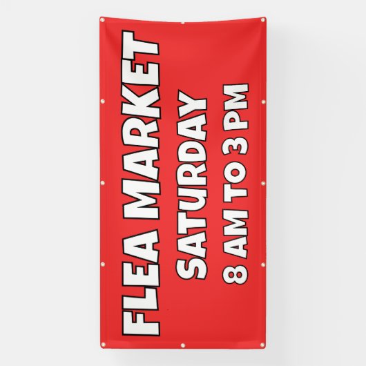 Aangepaste vlooienmarkt banner (Verticaal)