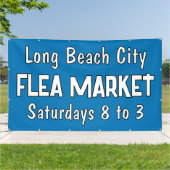 Aangepaste vlooienmarkt banner (Buitenkant)