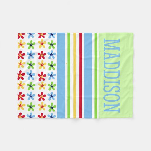 Aangepaste vlootbank fleece deken (Voorkant (Horizontaal))