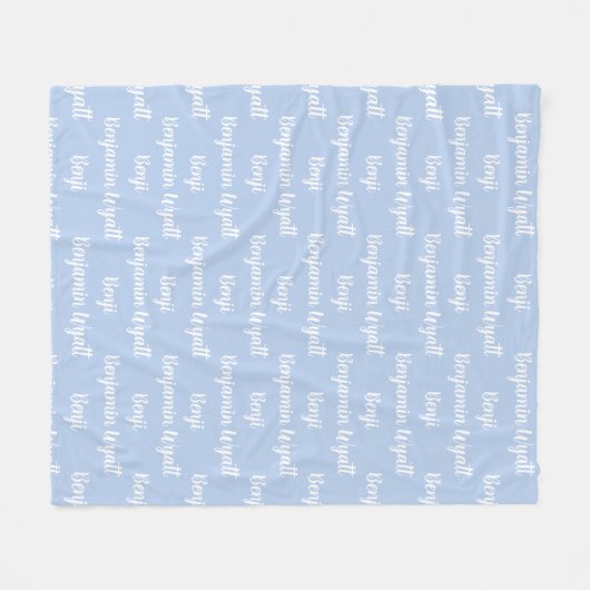 Aangepaste vlootsbank fleece deken (Voorkant (Horizontaal))