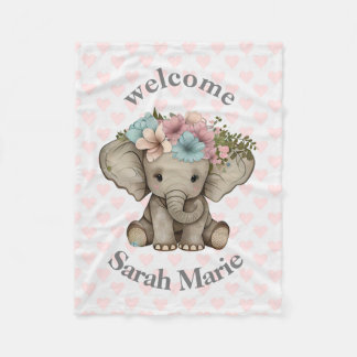 Aangepaste vlootsbank fleece deken