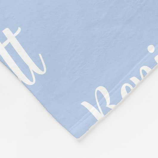 Aangepaste vlootsbank fleece deken (Hoek)