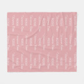 Aangepaste vlootsbank fleece deken (Voorkant (Horizontaal))