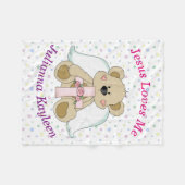 Aangepaste vlootsbank fleece deken (Voorkant (Horizontaal))