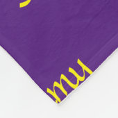 Aangepaste vlootsbank fleece deken (Hoek)