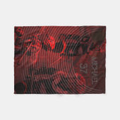 Aangepaste vlootzak voor Lacrosse-spelers Fleece Deken (Voorkant (Horizontaal))