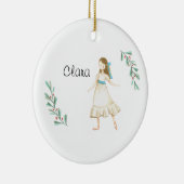 Aangepaste voedingskraker Clara Keepomwille kerami Keramisch Ornament (Rechts)