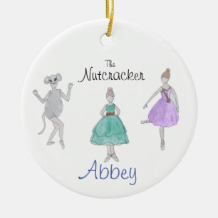 Aangepaste voedingskraker Party Girl/Mouse/ventila Keramisch Ornament