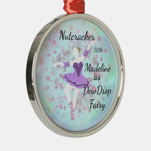 Aangepaste voedingskraker-versiering - Dew Drop Fa Metalen Ornament (Rechts)