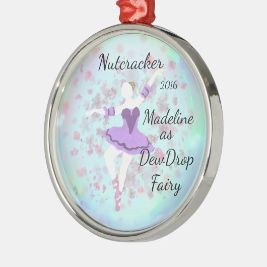 Aangepaste voedingskraker-versiering - Dew Drop Fa Metalen Ornament (Links)