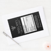 Aangepaste voedingslabels voor zelfgemaakte honing rechthoekige sticker (Envelop)