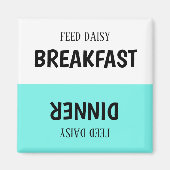 Aangepaste voedingstracker voor gezelschapsdieren  magneet (Voorkant)