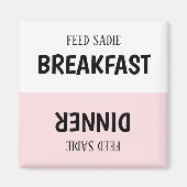 Aangepaste voedingstracker voor gezelschapsdieren  magneet (Voorkant)