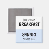 Aangepaste voedingstracker voor gezelschapsdieren  magneet (Voorkant / Achterkant)