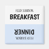 Aangepaste voedingstracker voor gezelschapsdieren  magneet (Voorkant)