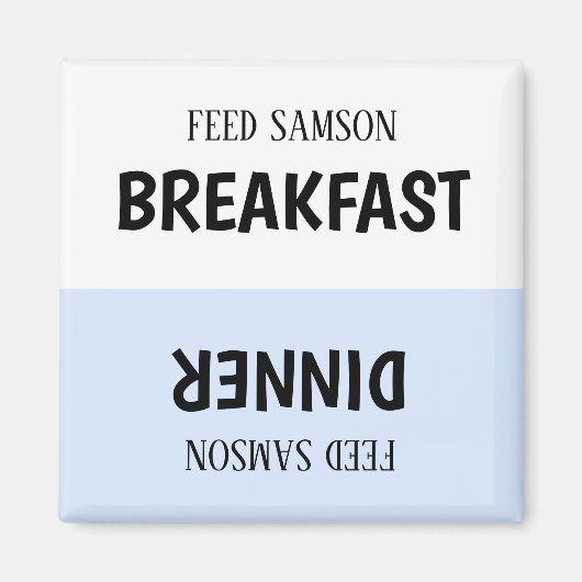 Aangepaste voedingstracker voor gezelschapsdieren  magneet (Voorkant)