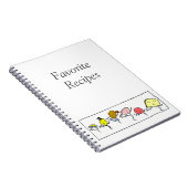 Aangepaste  Voedsel Recept Notitieboek (Rechterzijde)