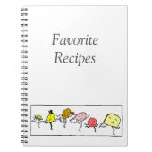 Aangepaste Voedsel Recept Notitieboek (Voorkant)