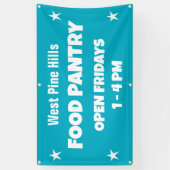 Aangepaste voedselbankbanner spandoek (Verticaal)