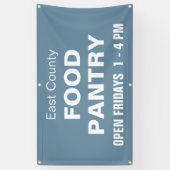 Aangepaste voedselbankbanner spandoek (Verticaal)